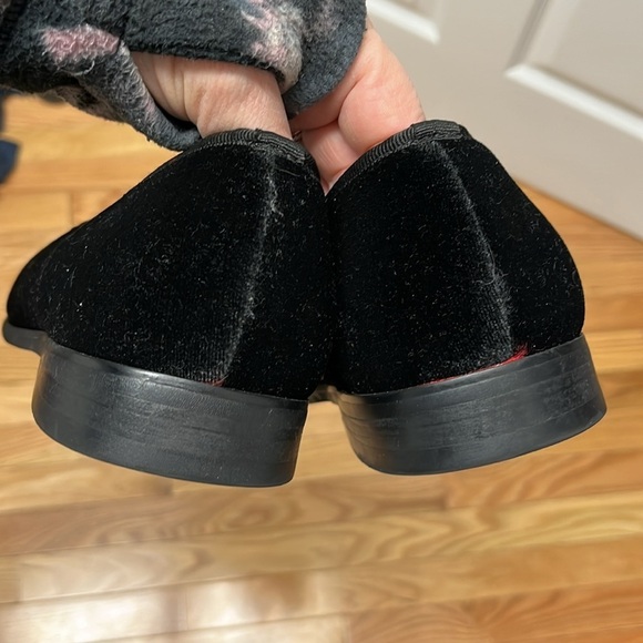 ELANROMAN‎ Men's Velvet Loafers Dress Fashion Wedding Party Prom Shoes - Men’s 9 - Picture 5 of 6